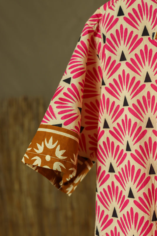 Relaxed Fit Men's Shirt l Pink