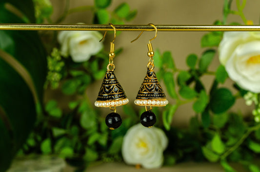 Painted Cone Earrings
