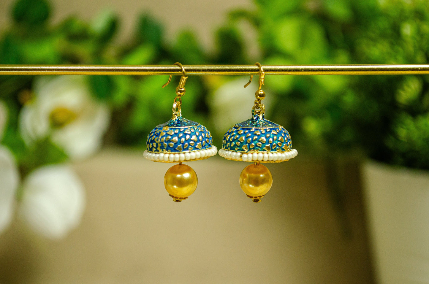 Semi Circle Dangle Earrings
