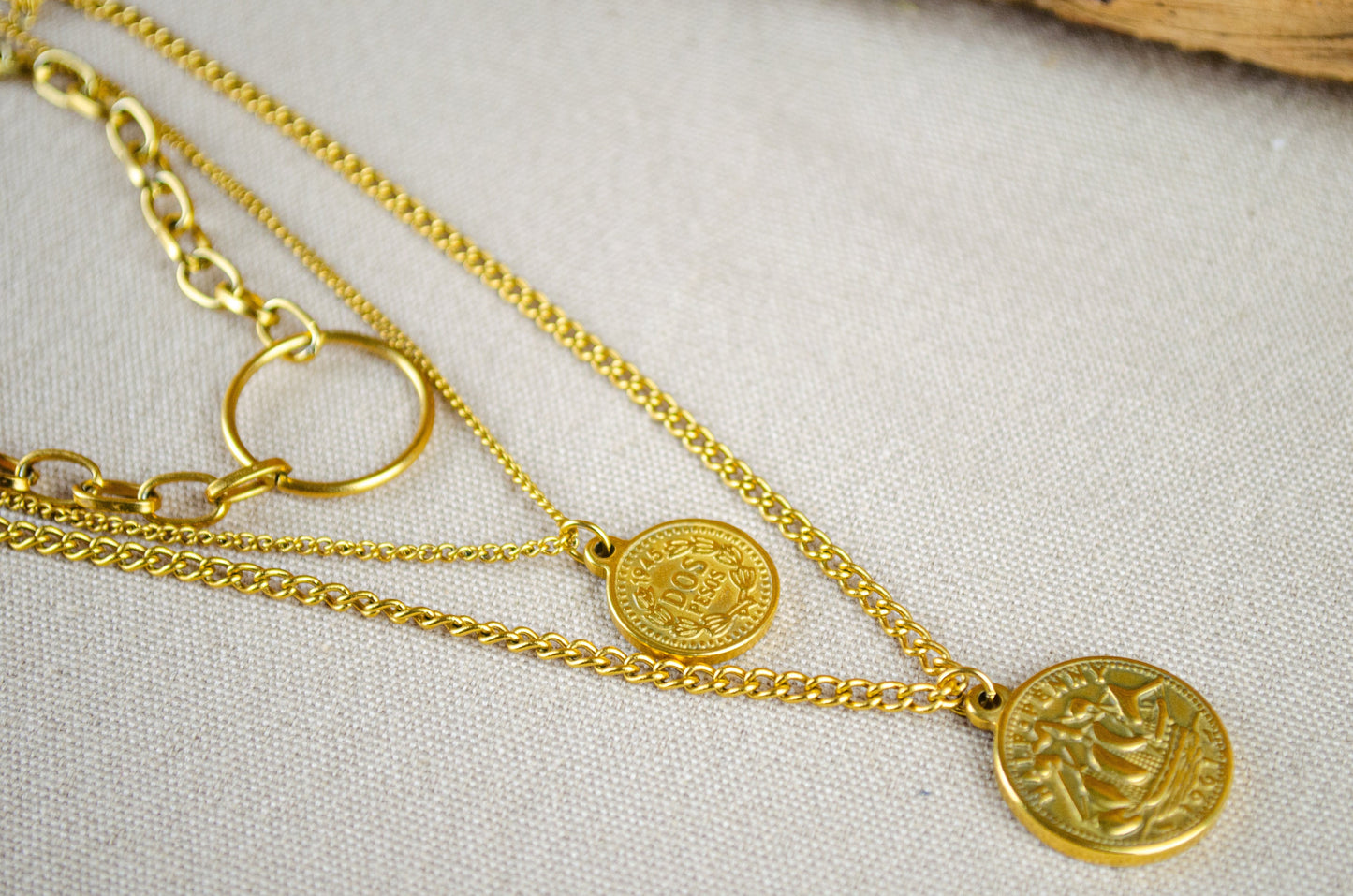 Vintage Coins Necklace