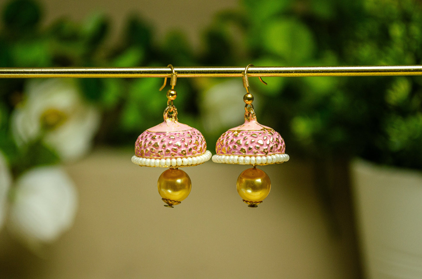 Semi Circle Dangle Earrings