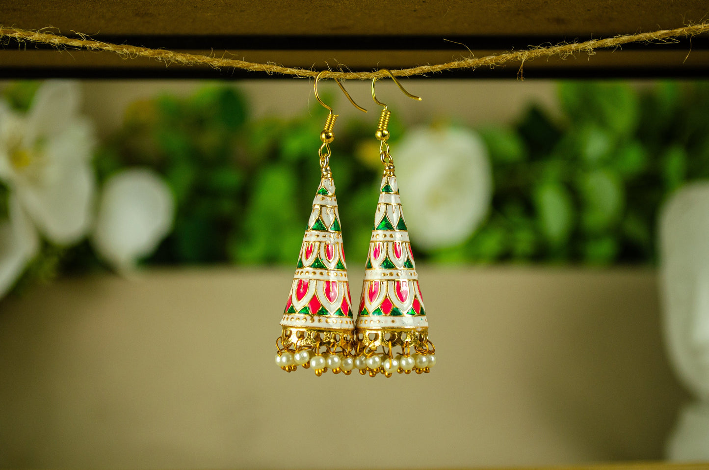 Tribal Cone Earrings