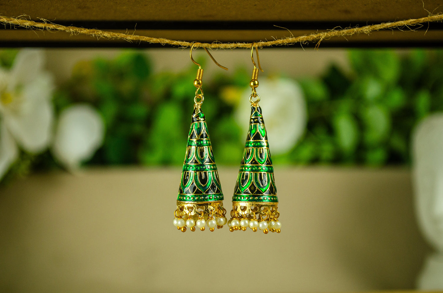 Tribal Cone Earrings