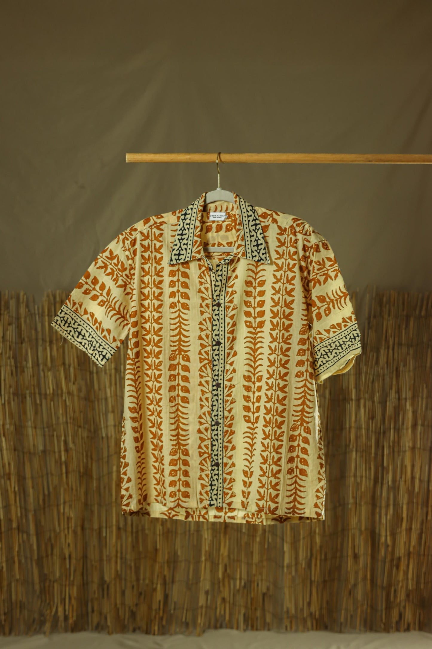 Organic Cotton Men's Shirt l Brown