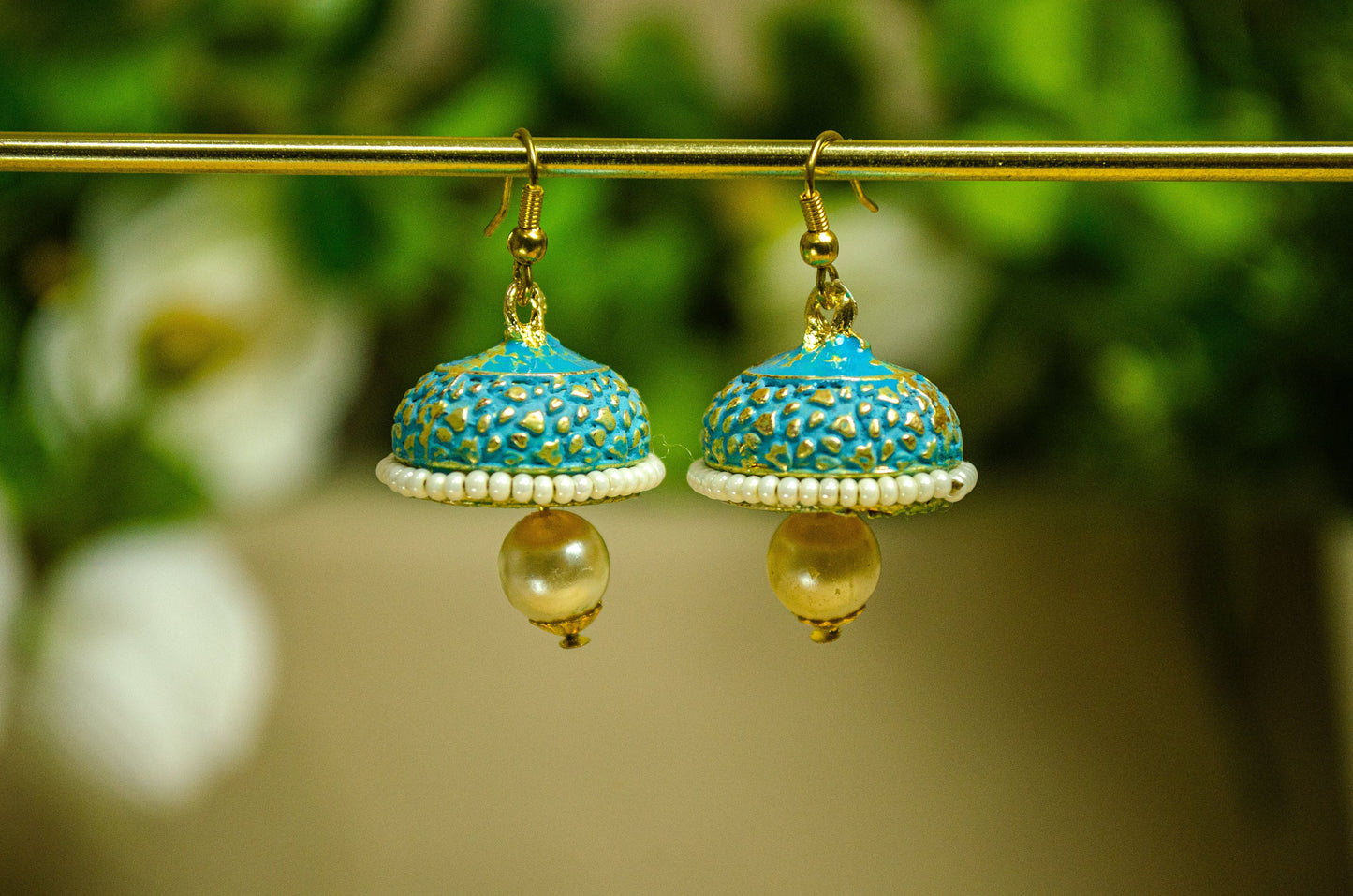 Semi Circle Dangle Earrings