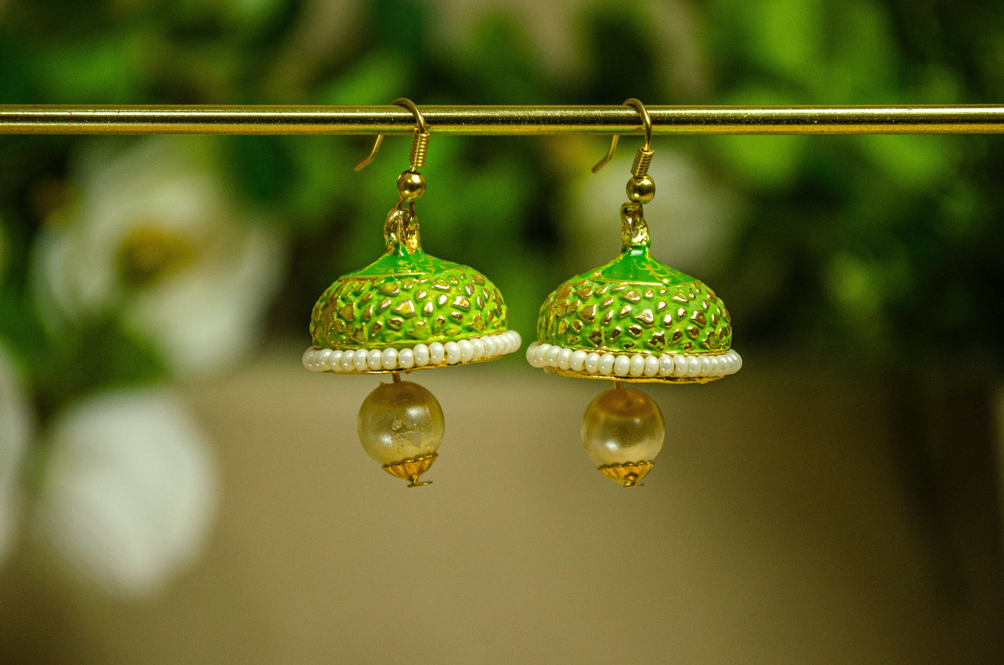 Semi Circle Dangle Earrings