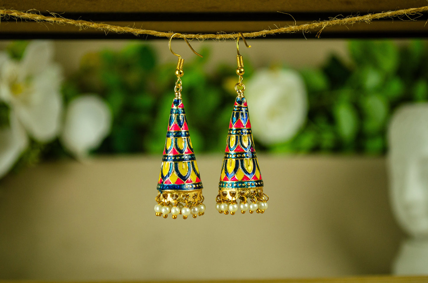 Tribal Cone Earrings