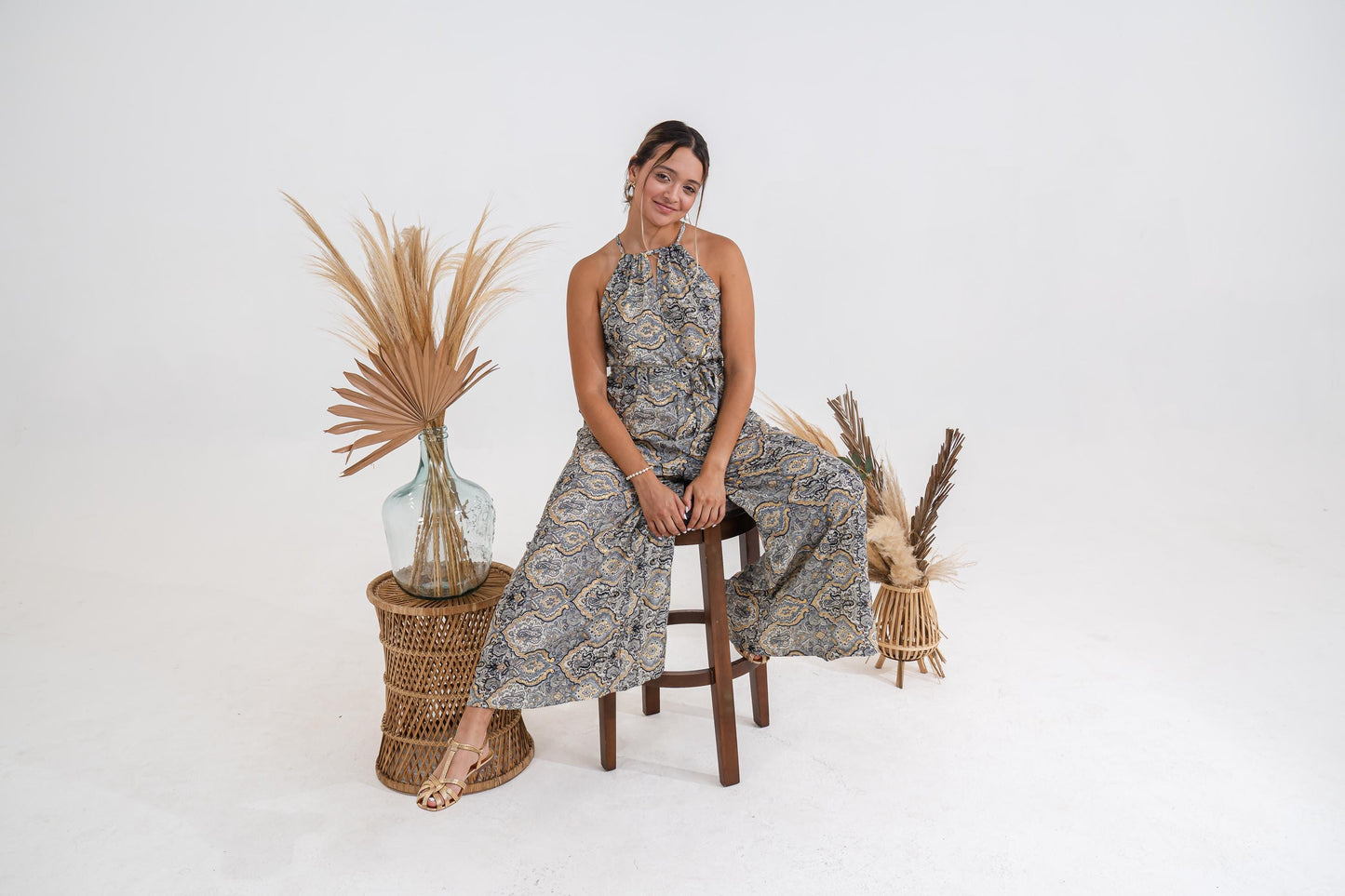 Boho Paisley Jumpsuit