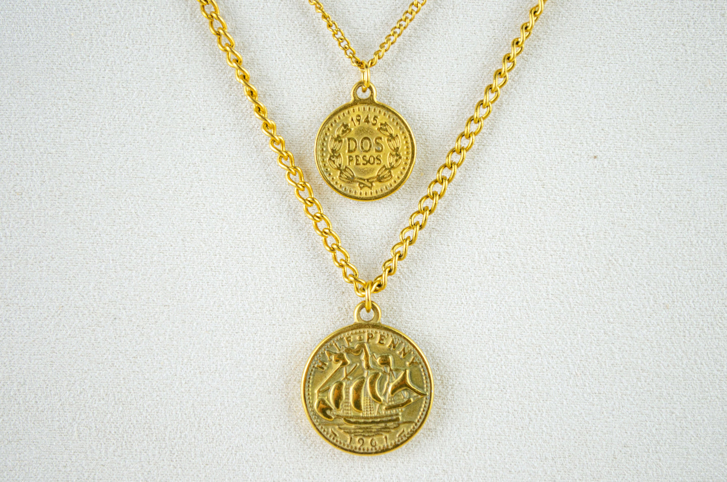 Vintage Coins Necklace