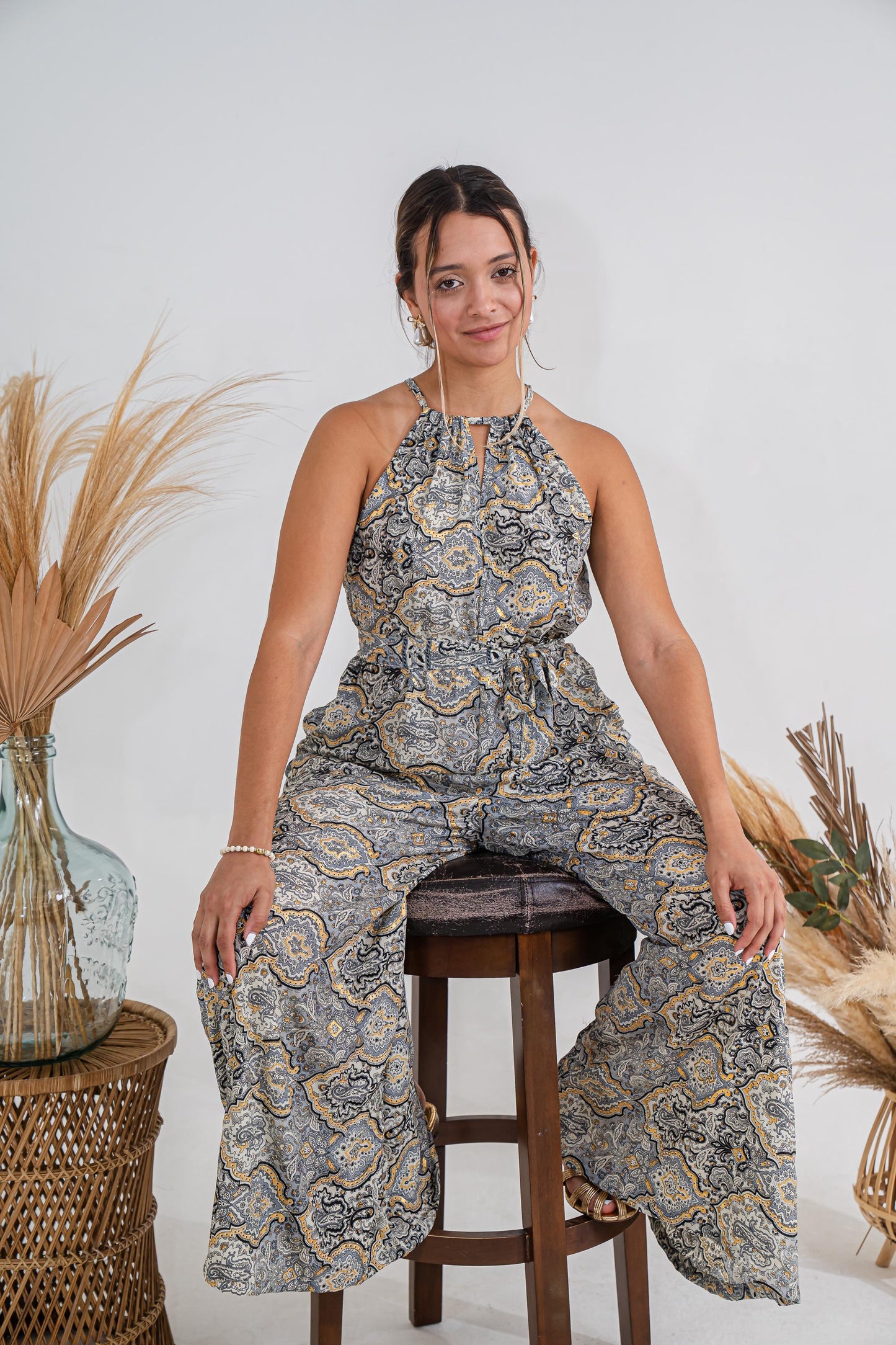 Boho Paisley Jumpsuit