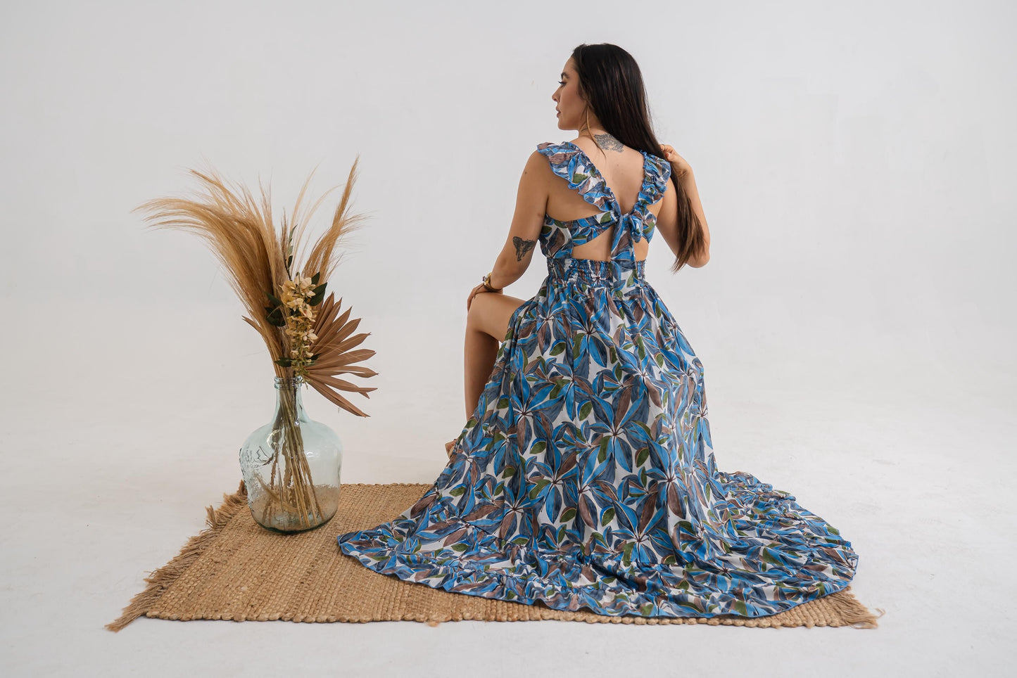 Ruffled Maxi Dress