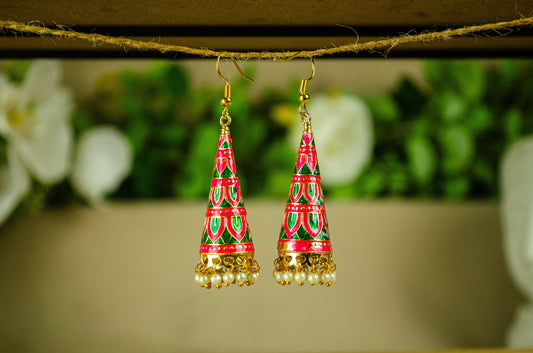 Tribal Cone Earrings