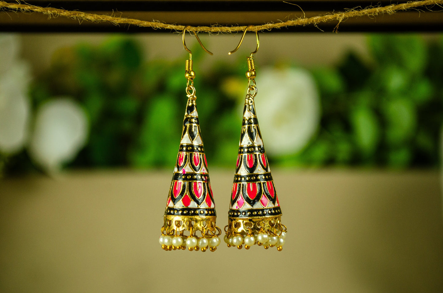 Tribal Cone Earrings