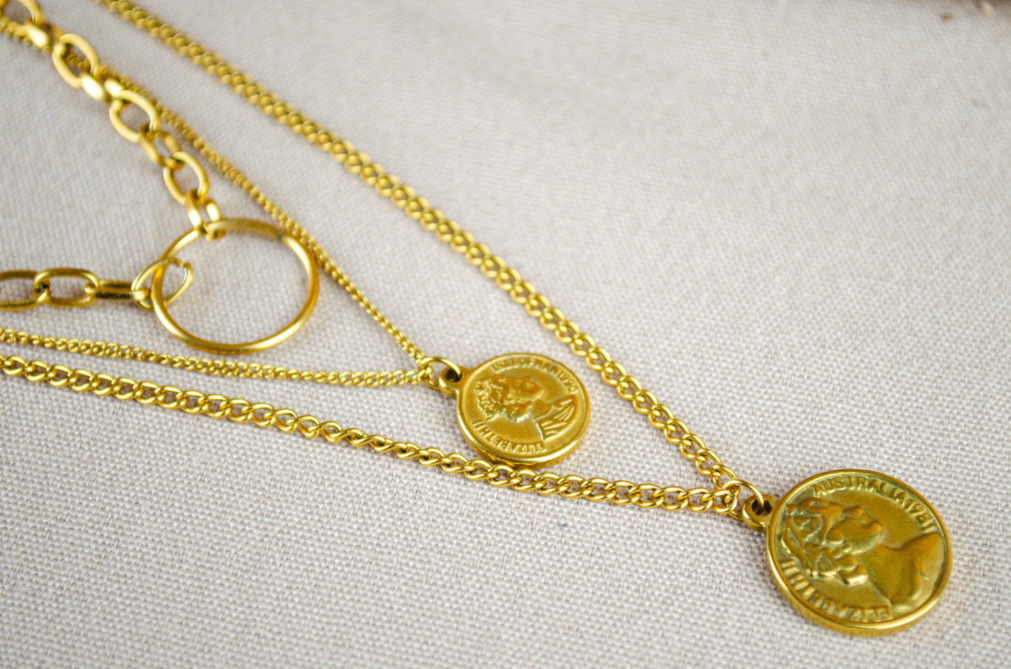 Vintage Coins Necklace