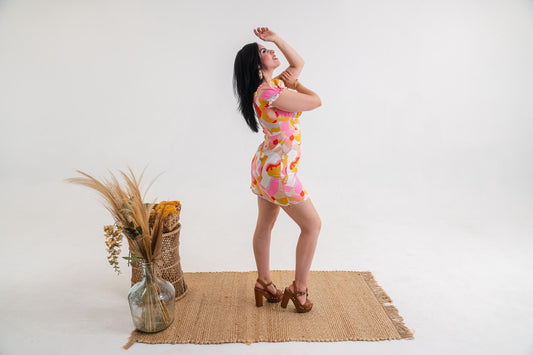 Milkmaid Short Dress