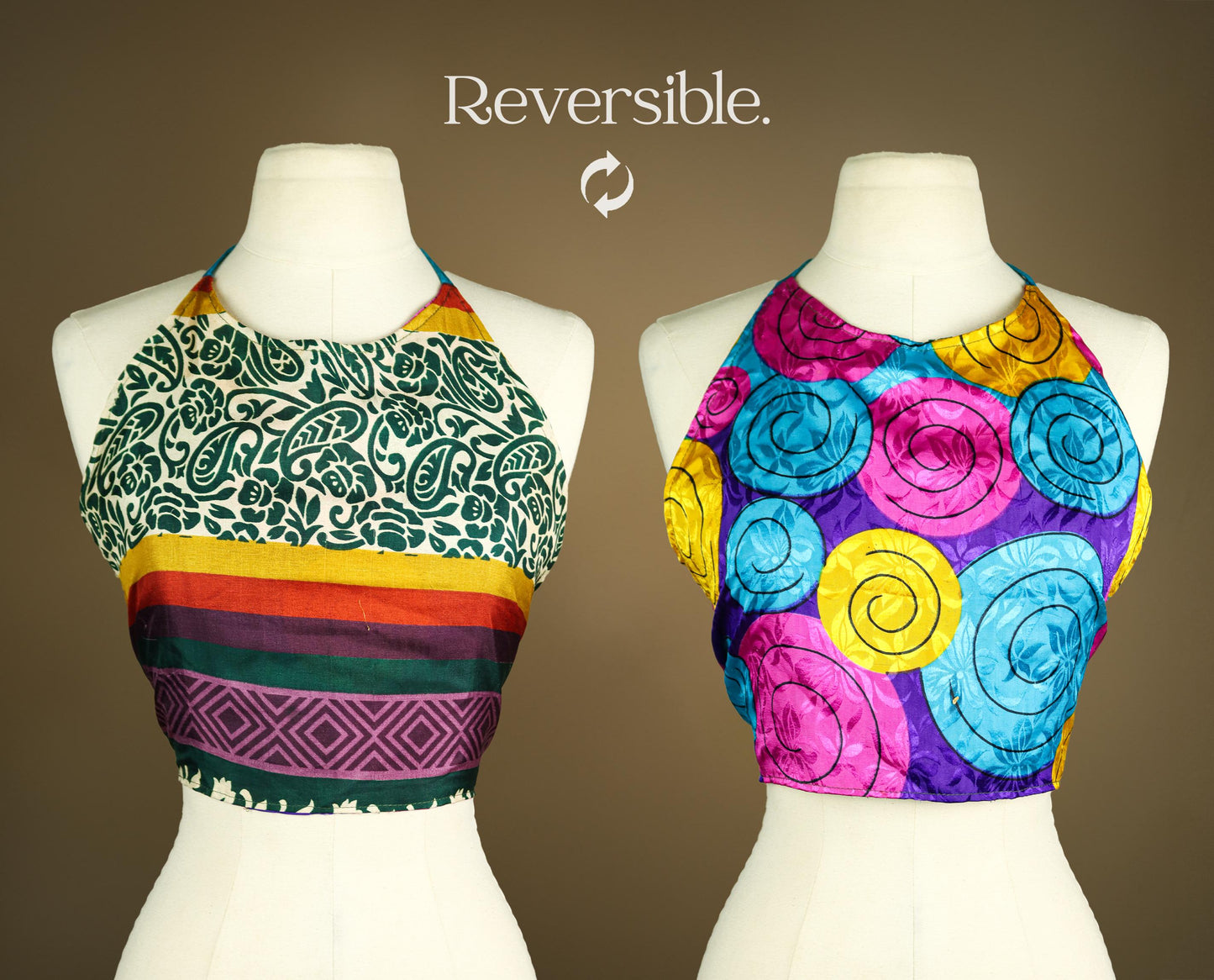 Reversible Halter Top