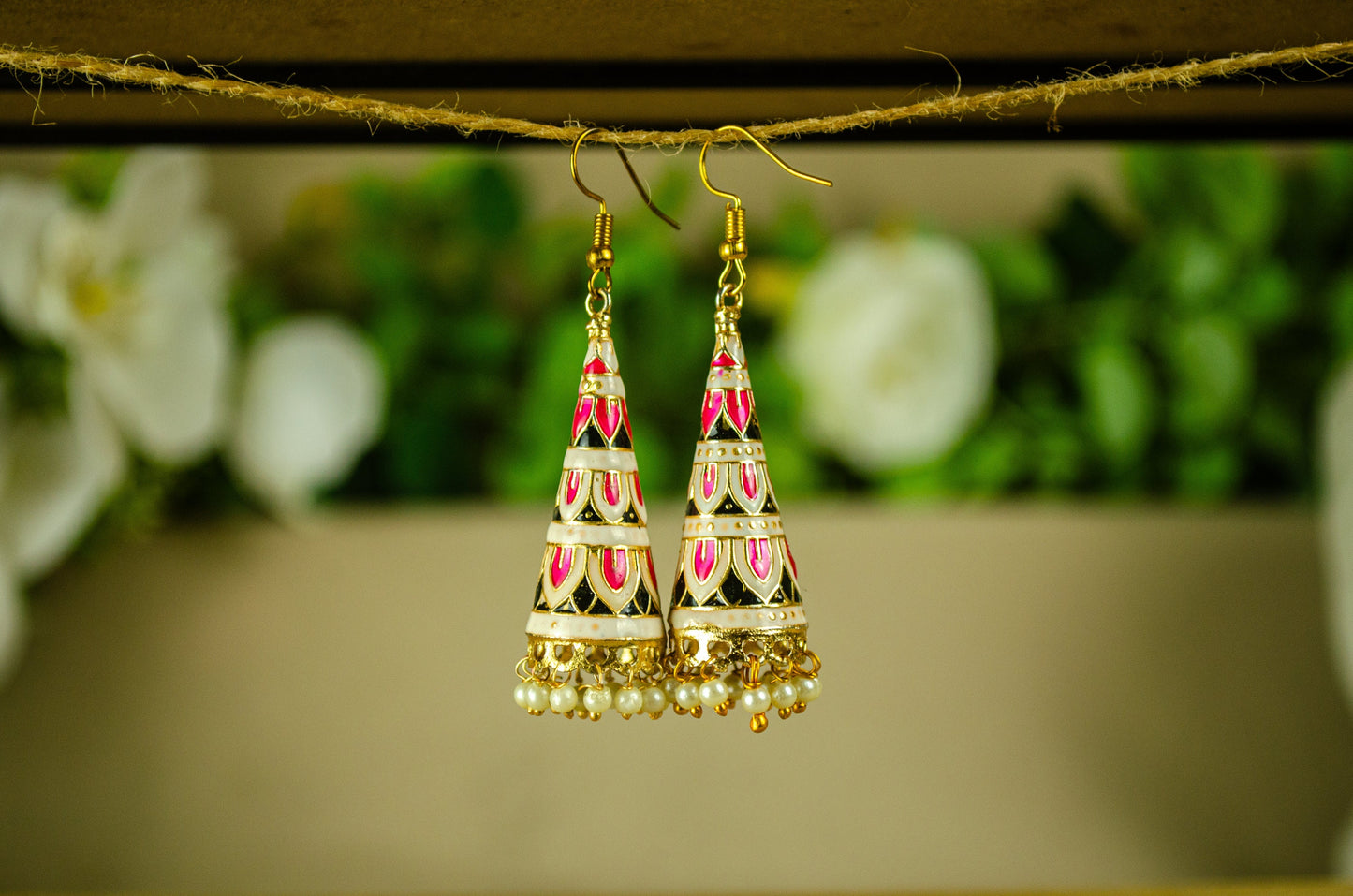 Tribal Cone Earrings