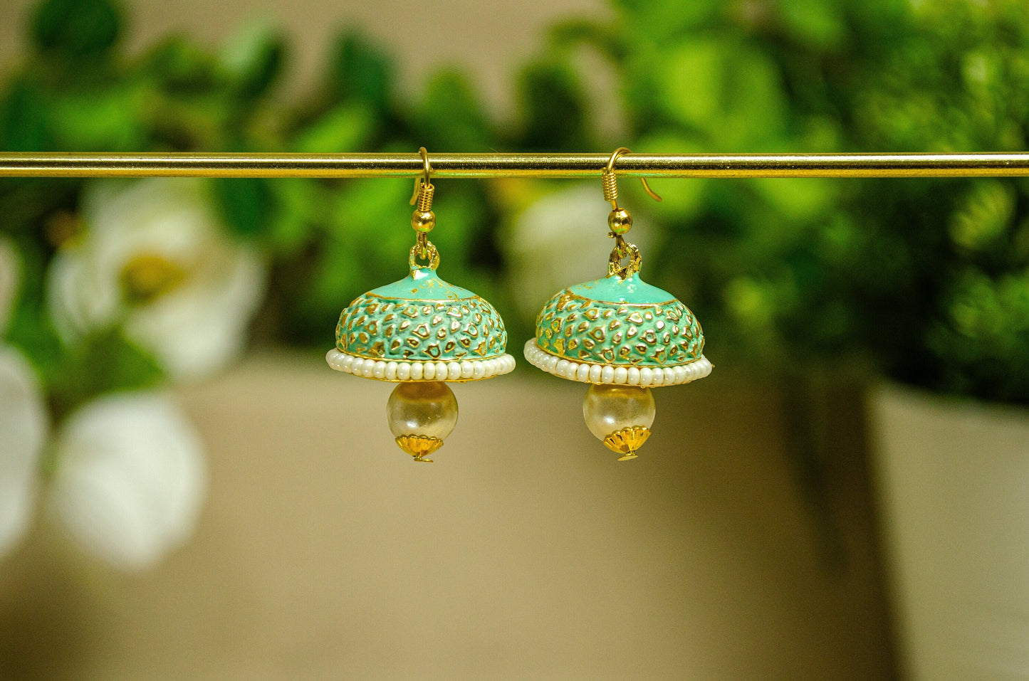 Semi Circle Dangle Earrings