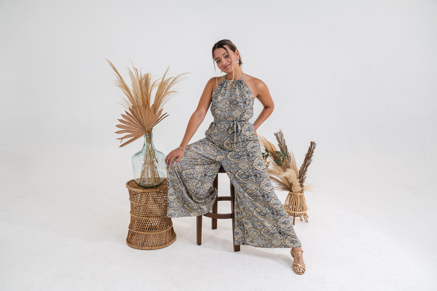 Boho Paisley Jumpsuit