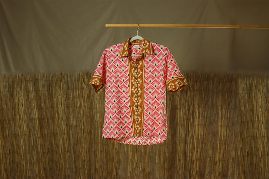 Relaxed Fit Men's Shirt l Pink