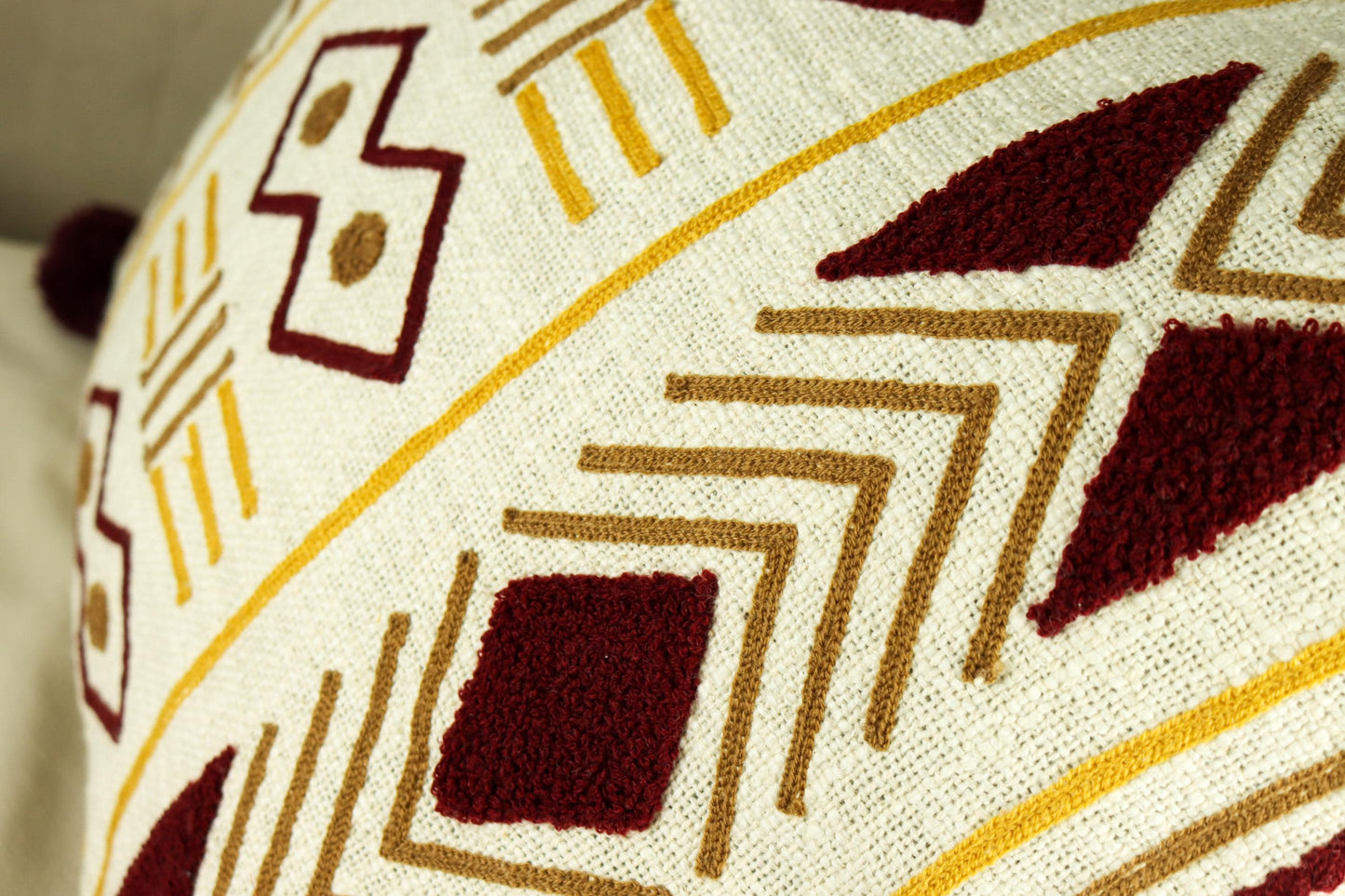 Tribal Embroidered Decorative Cushion