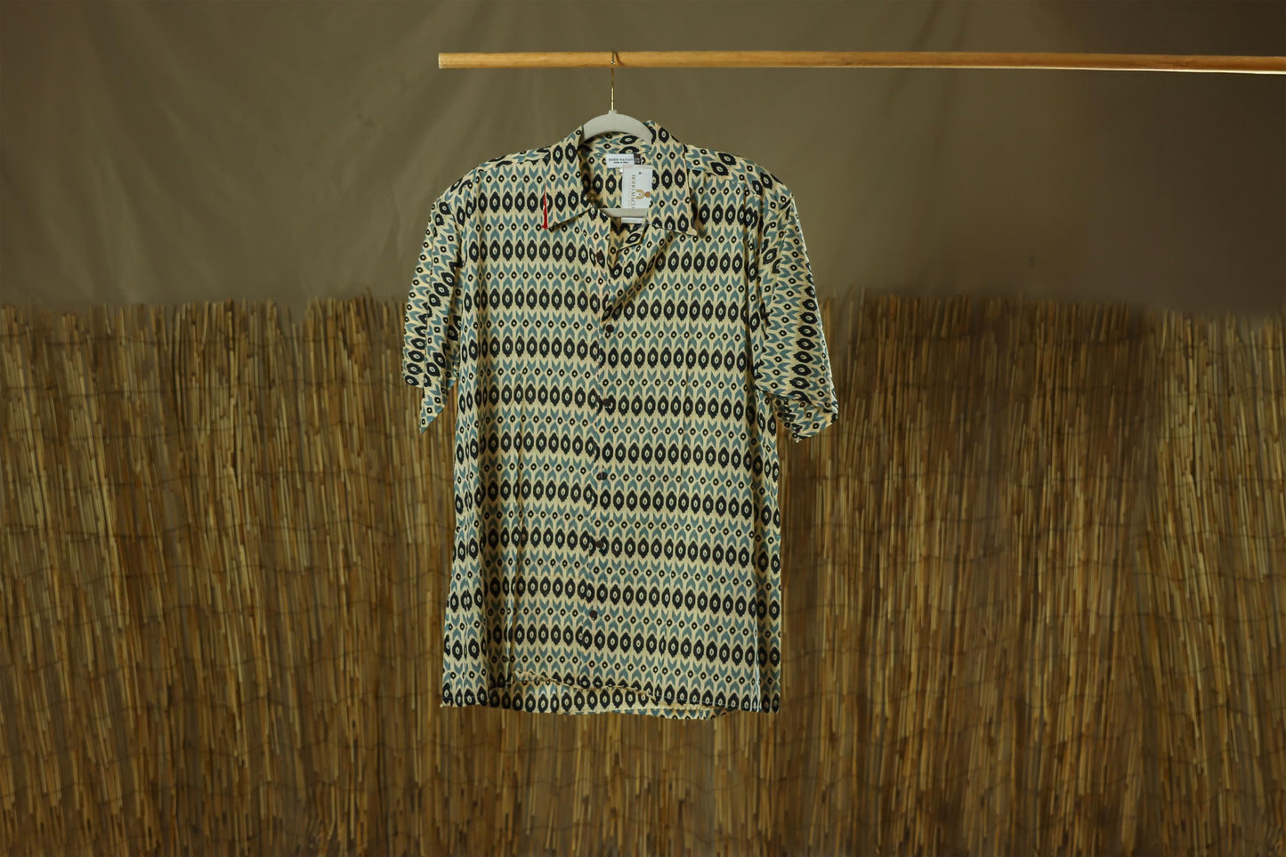 Organic Cotton Men's Shirt l Brown l Gray