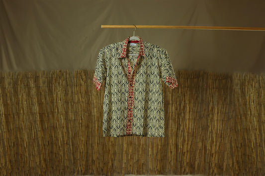 Kaftan Print Men's Shirt