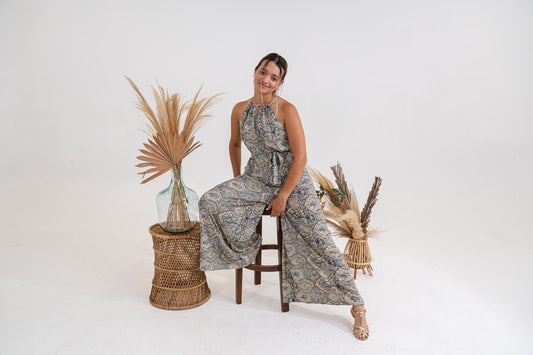 Boho Paisley Jumpsuit