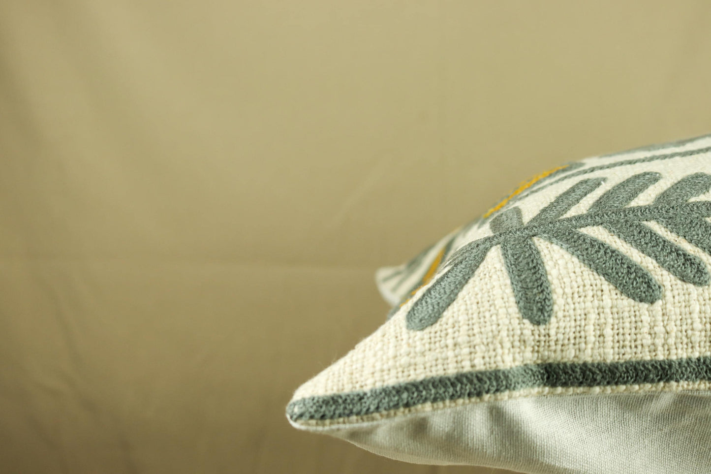 Tribal Embroidered Throw Pillow