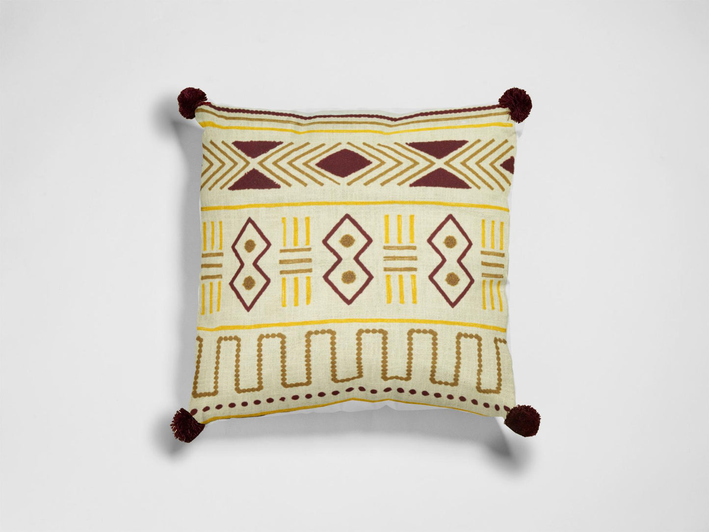 Tribal Embroidered Decorative Cushion