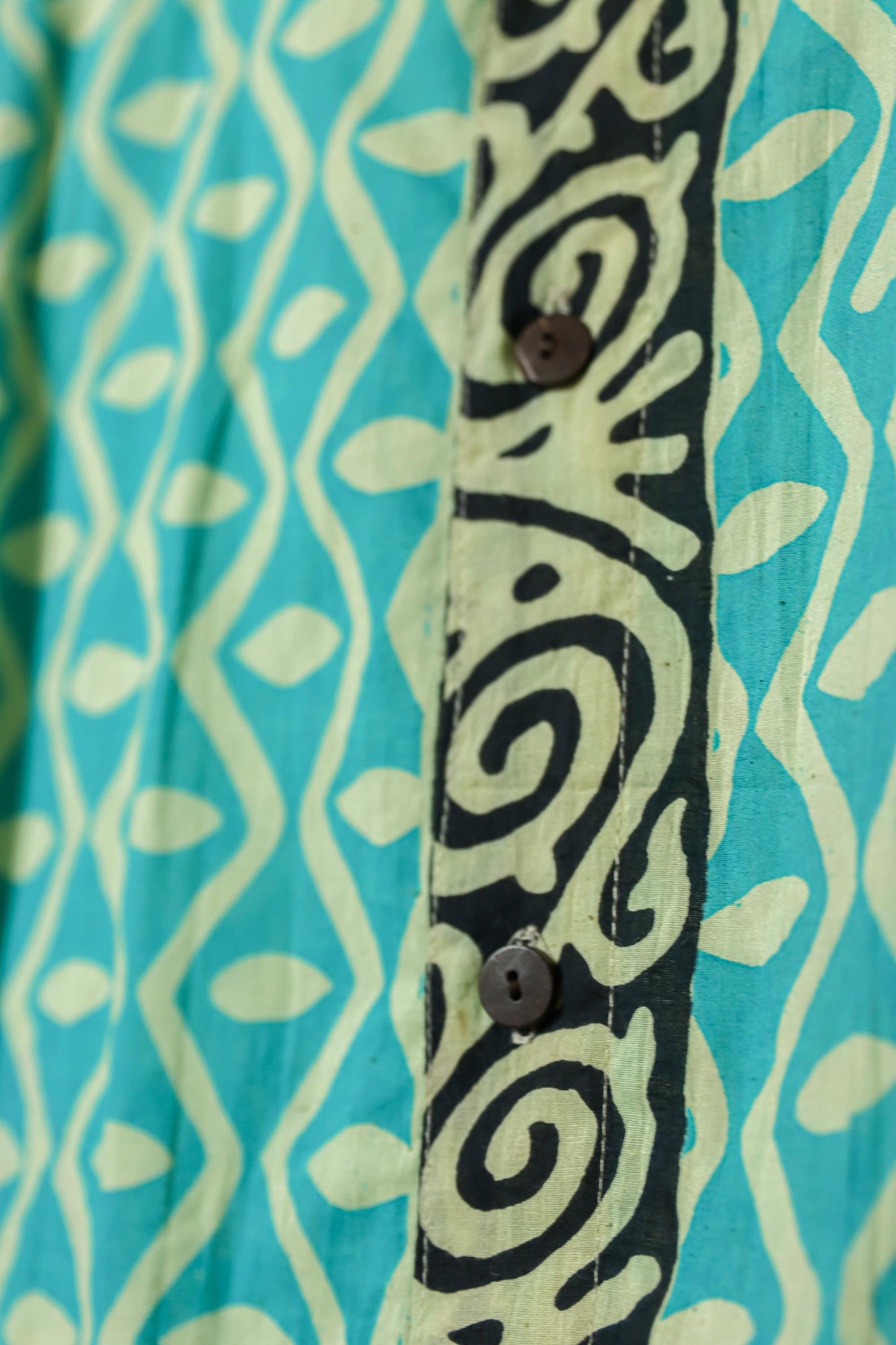 Geometric Men's Shirt l Blue