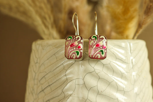 Artisanal Rectangle Earrings
