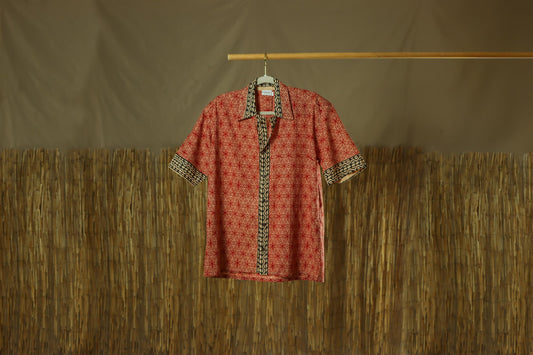 Red Mandala Men's Shirt