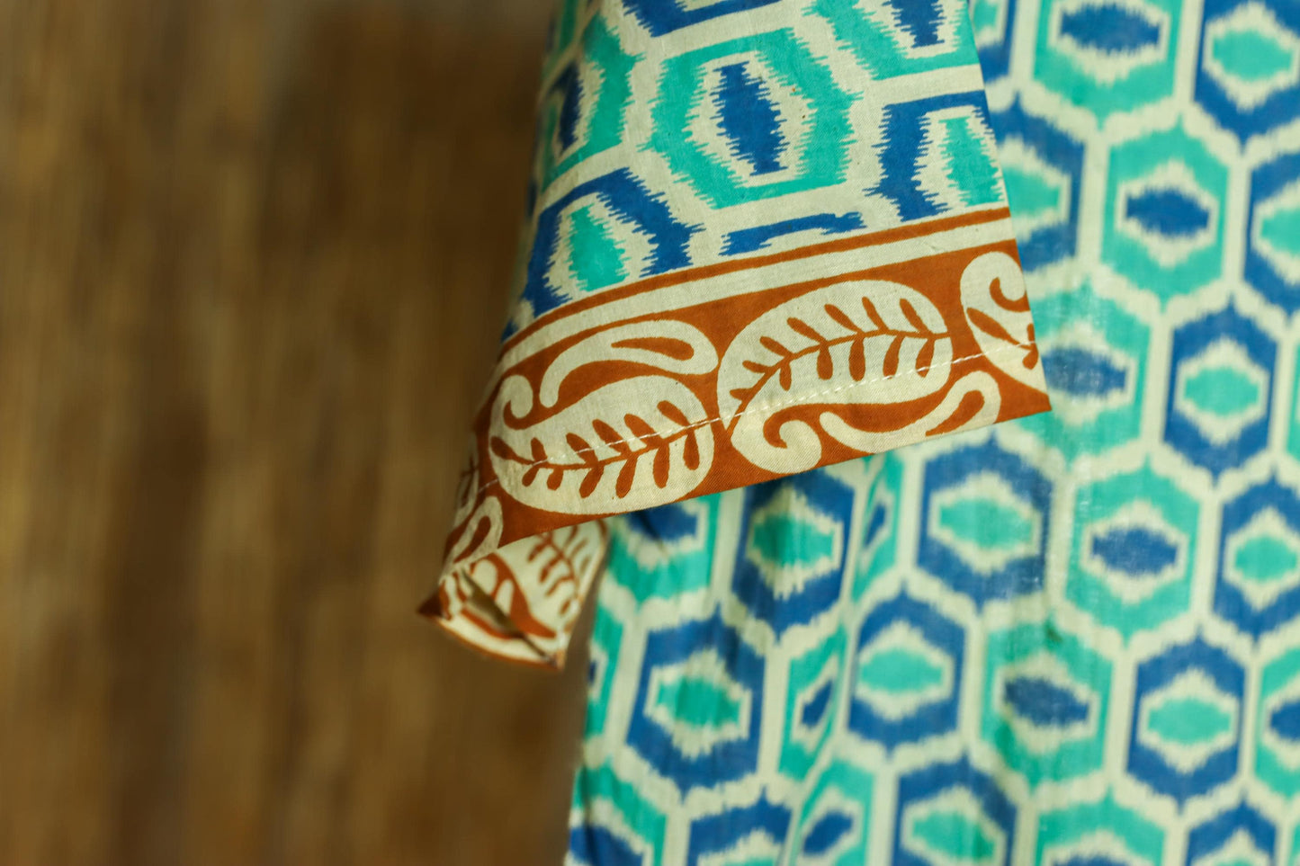 Aqua Blue Festival Men's Shirt