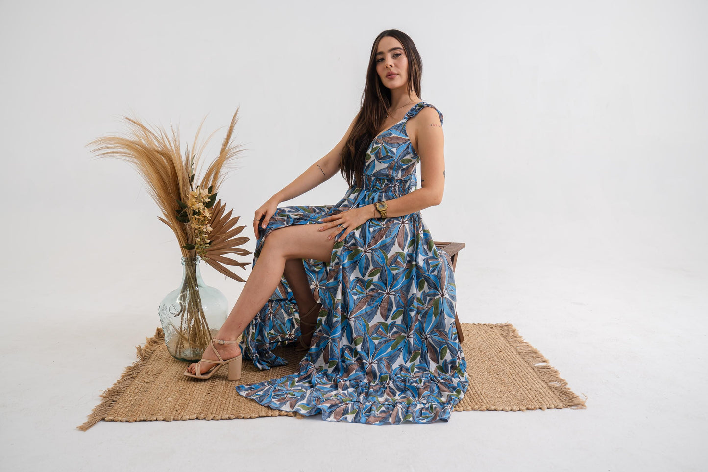 Ruffled Maxi Dress
