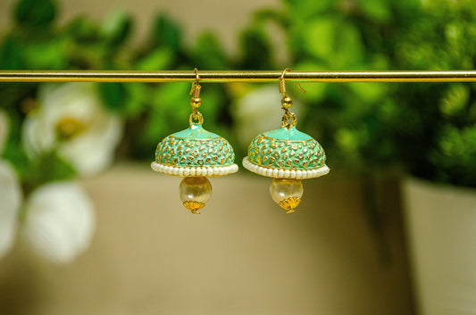 Semi Circle Dangle Earrings