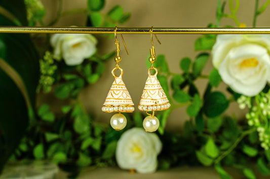 Painted Cone Earrings