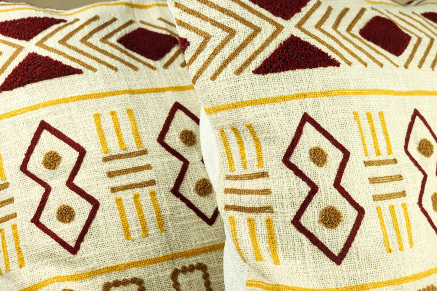 Tribal Embroidered Decorative Cushion