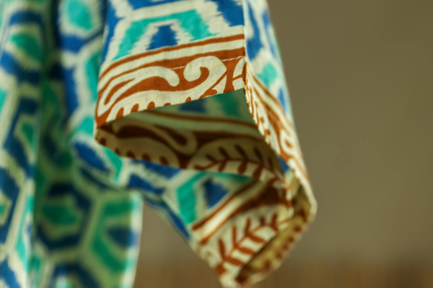 Aqua Blue Festival Men's Shirt