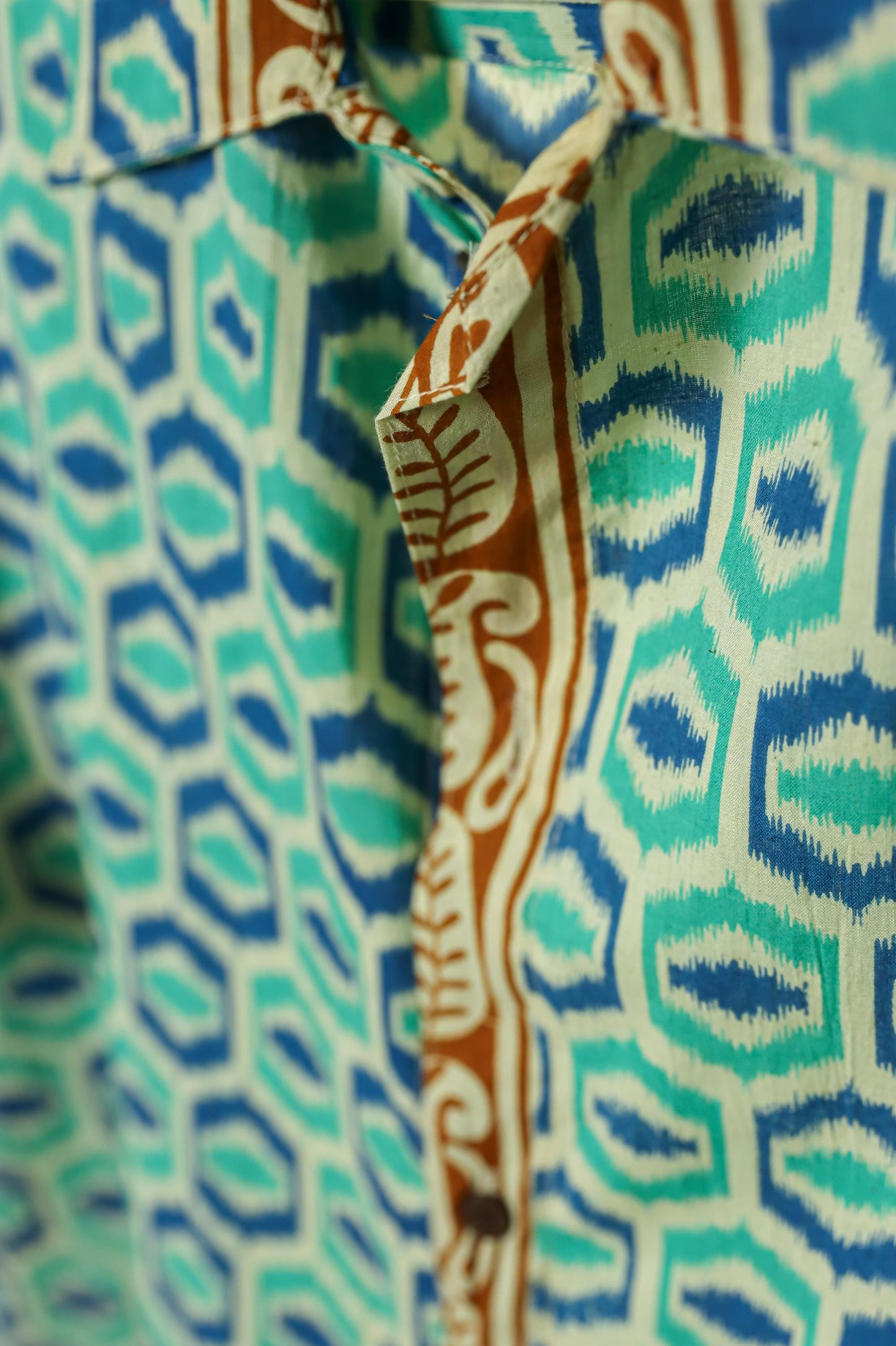 Aqua Blue Festival Men's Shirt