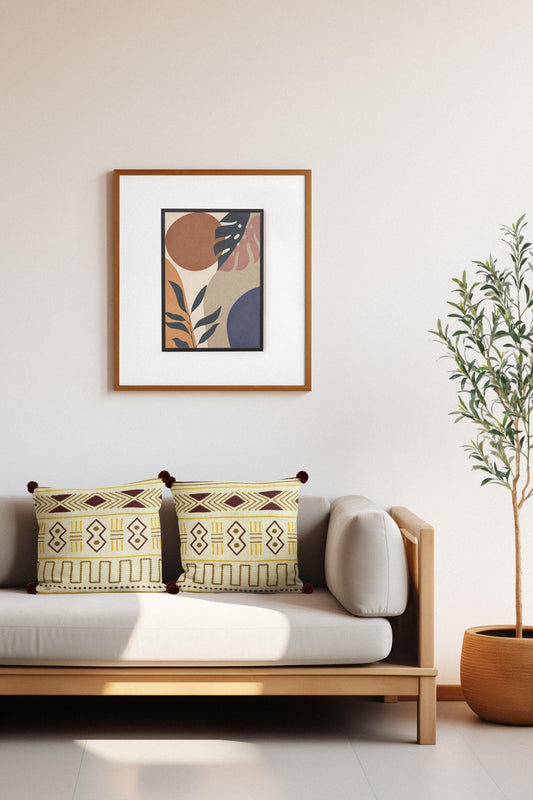 Tribal Embroidered Decorative Cushion