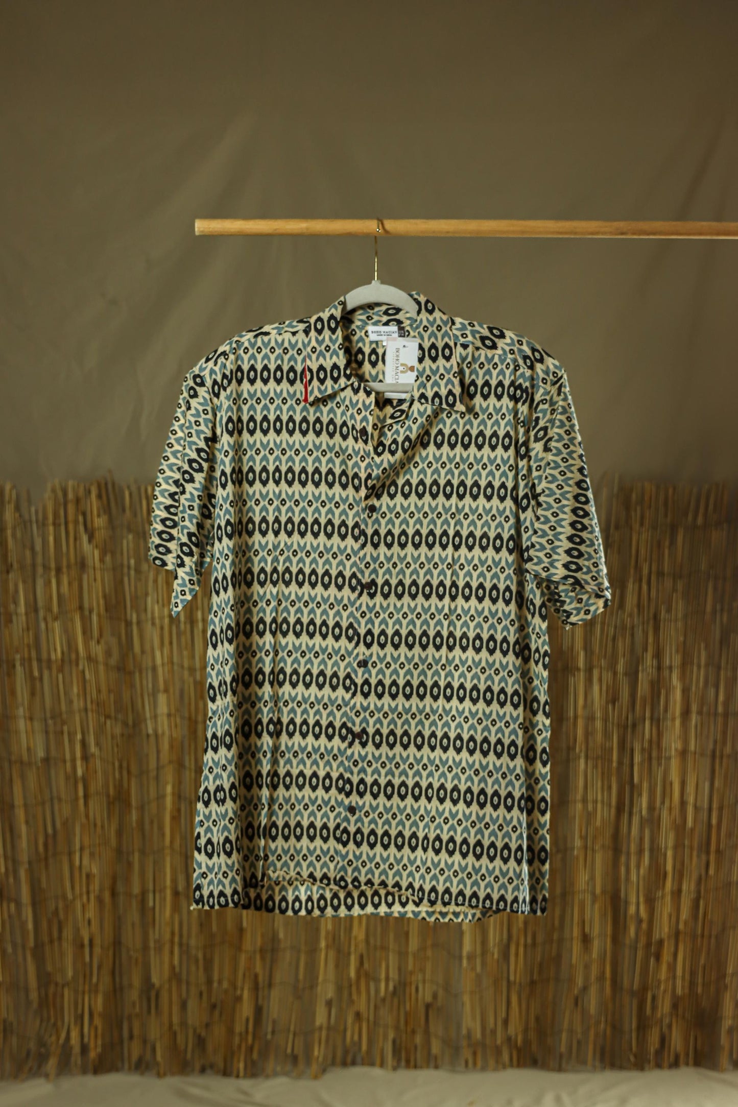 Organic Cotton Men's Shirt l Brown l Gray